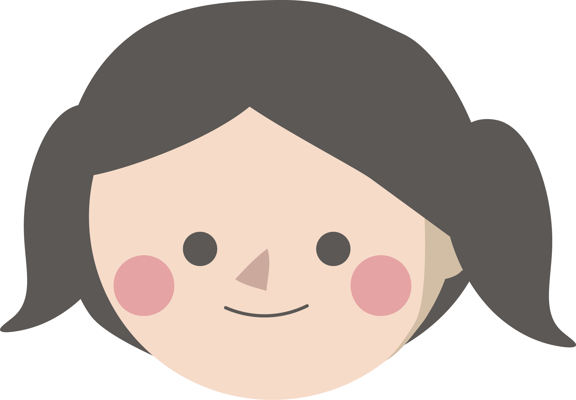 小女孩插圖