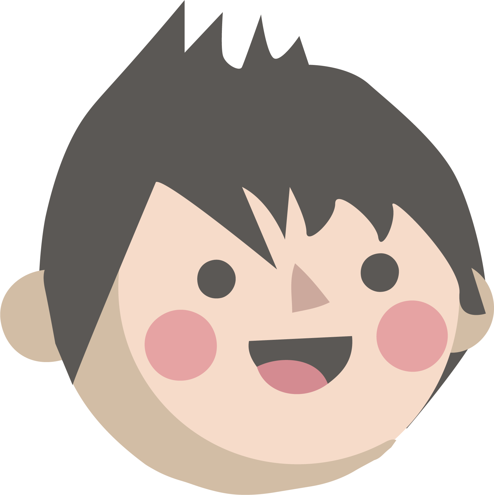 小男孩插圖